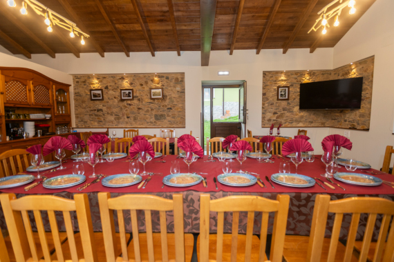 Comedor. Restaurante Apartamentos As Cereixeiras