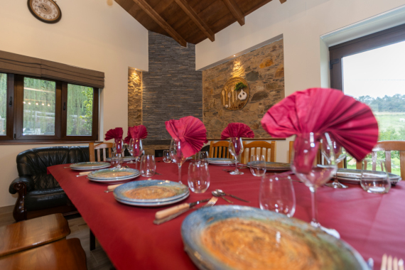 Comedor. Restaurante Apartamentos As Cereixeiras